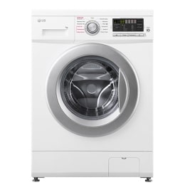 Узкая стиральная машина LG F1296HDS1, функция пара Steam, 7кг