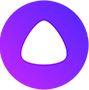 Логотип Алиса на главной странице, которая работает с LG ThinQ