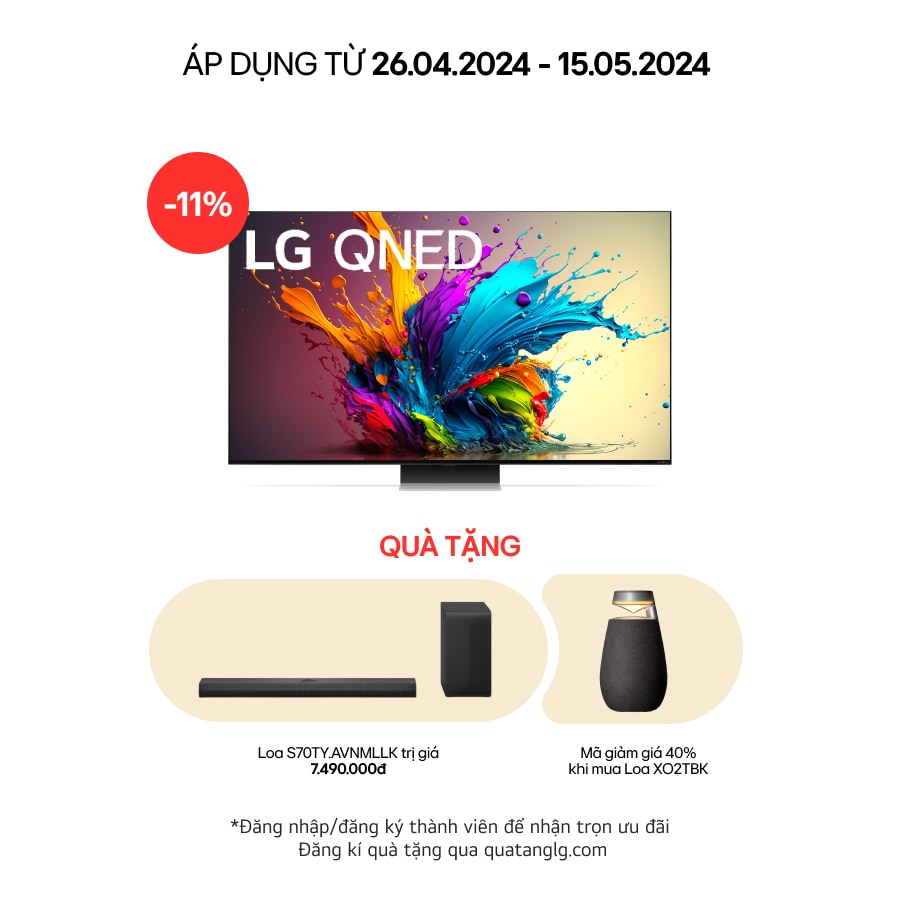 LG TV LG QNED 75 inch 75QNED91TSA, 75QNED91TSA